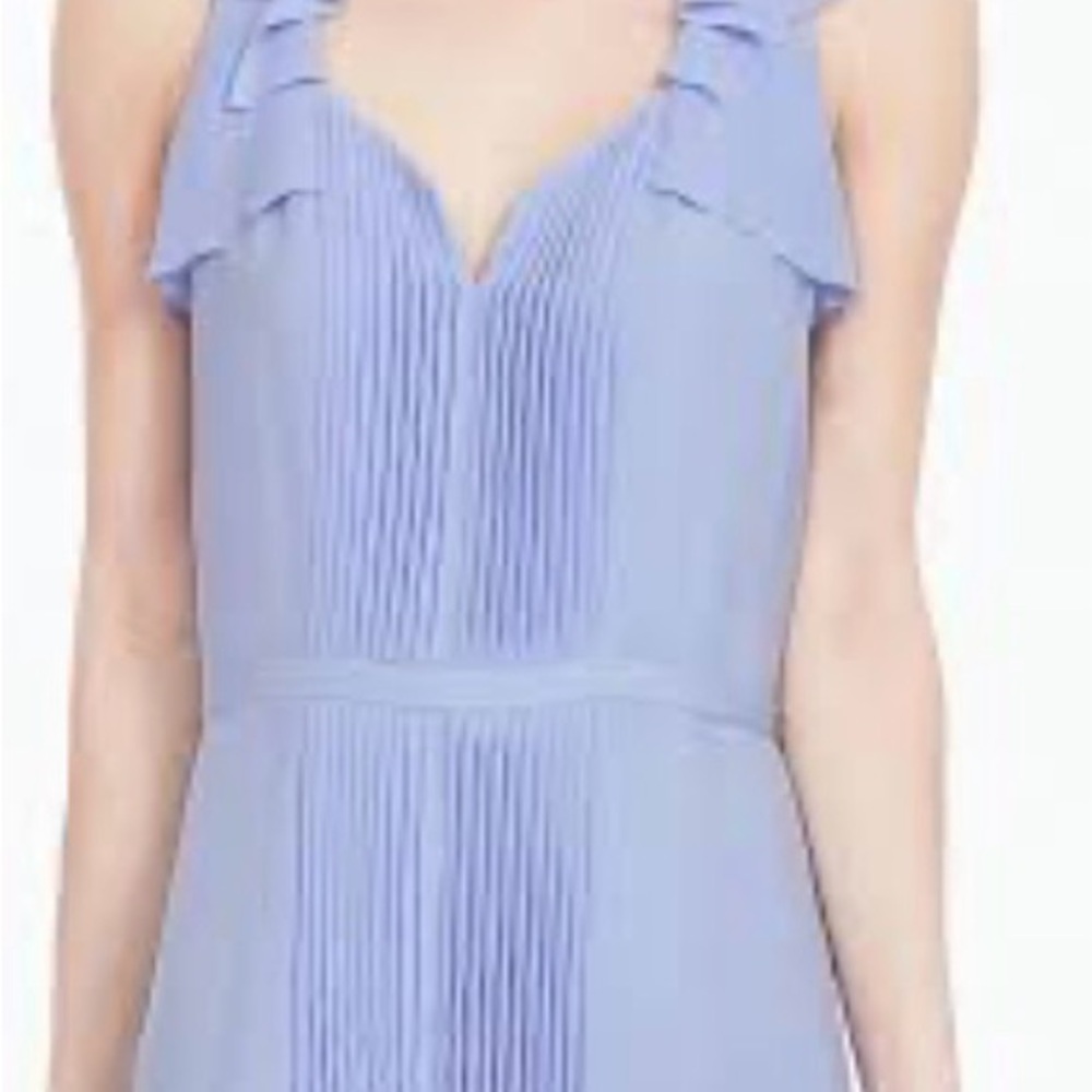 Banana Republic Flutter Sleeve Pin-tuck Dress. Size 4 - Picture 2 of 9